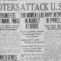Carmelita Torres and the 1917 Bath Riots